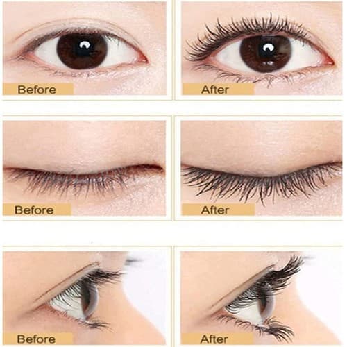 2 PK 4D Pure Silk Fiber Lash Mascara – Ultra Black Volume & Length Thick Lashes - Thumbnail 5