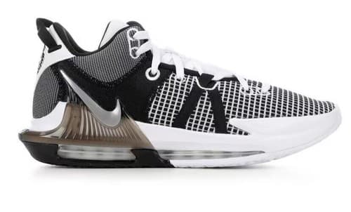 Nike Lebron Witness VII DM1123 100 White Black Basketball Sneakers Shoes 9.5 US - Thumbnail 5