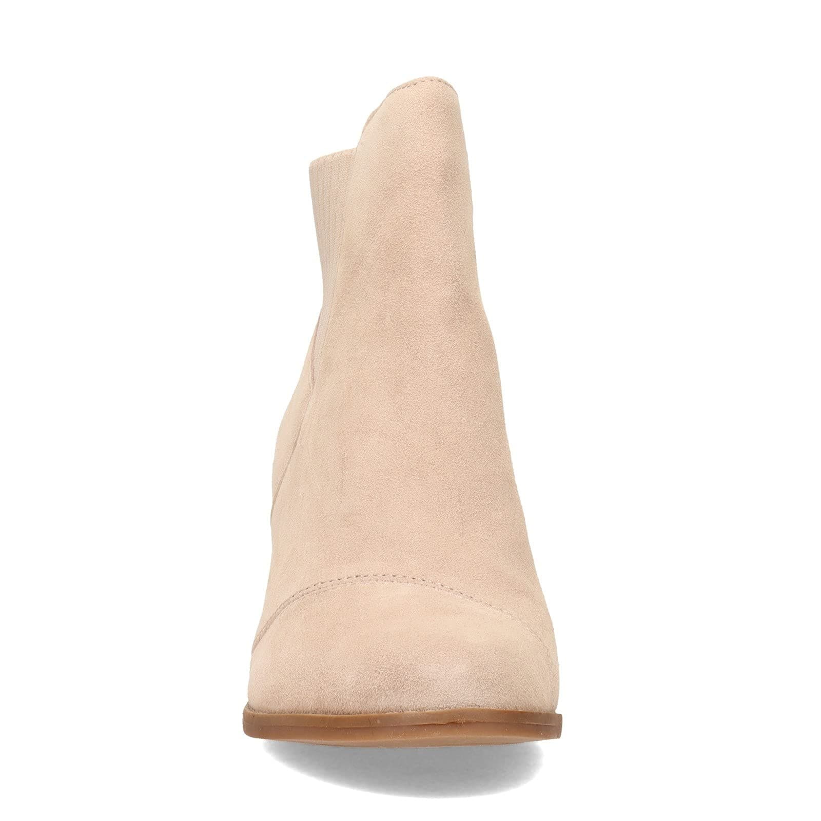TOMS Women's Sadie Ankle Wedge Suede Booties Sand Suede Size 11 NEW - Thumbnail 4