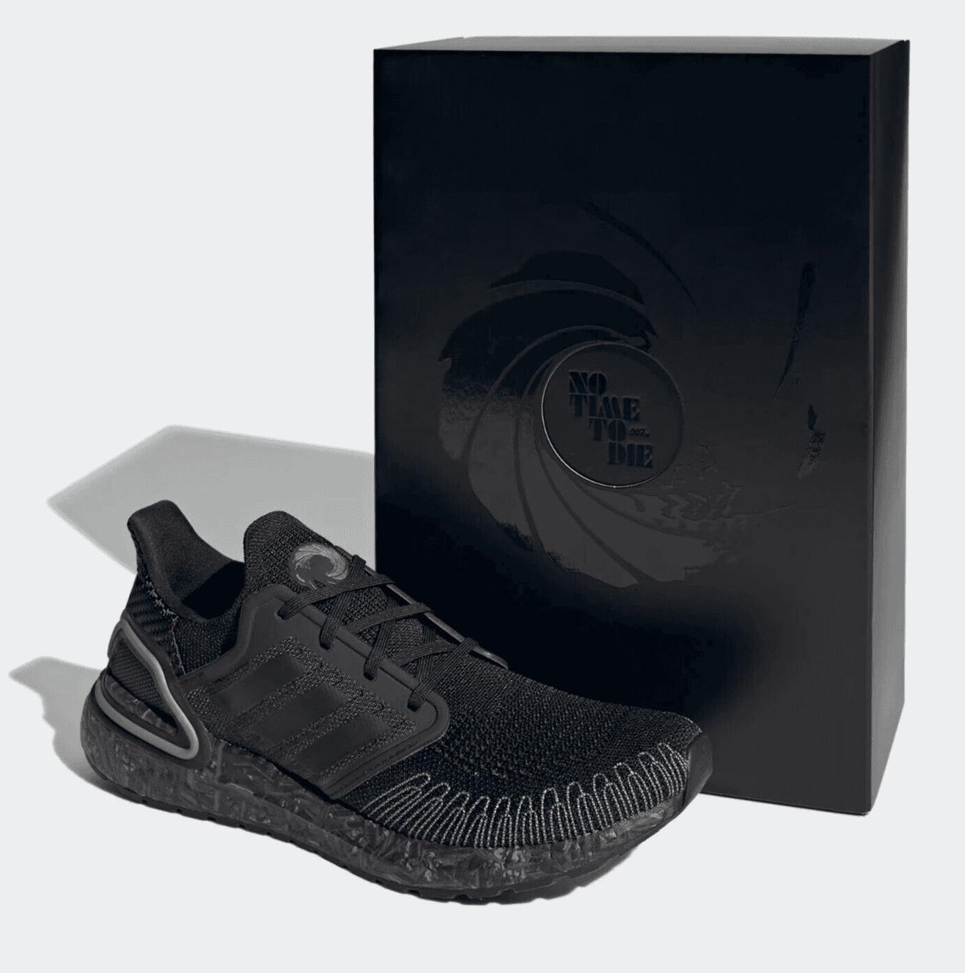 adidas UltraBoost 20 X James Bond Core Black / Iron Metallic Size 8 US - Image 1