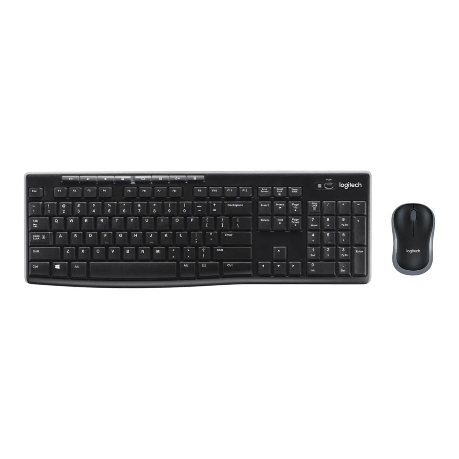 Logitech MK270 Wireless Keyboard And Mouse Combo For Windows, 2.4 GHz Wireless, - Thumbnail 2