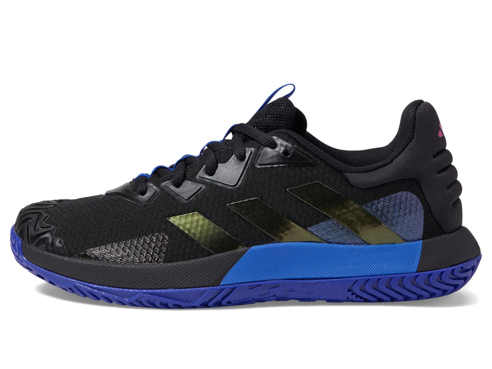 Adidas SoleMatch Control Men's Black/Black/Lucid Fuchsia 11.5 D (M) - Thumbnail 3