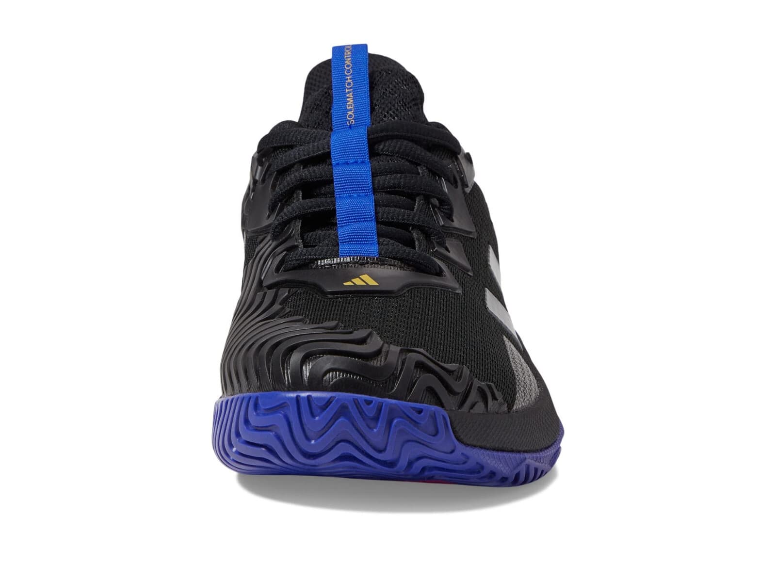 Adidas SoleMatch Control Men's Black/Black/Lucid Fuchsia 11.5 D (M) - Thumbnail 2