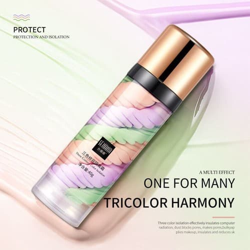 3 PK 3 Color Isolation Primer Foundation Base Cream, Oil Control, Smooth Skin - Thumbnail 6
