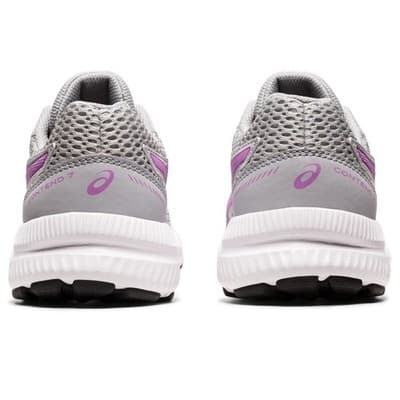 ASICS Girl's Contend 7 GS (Little Kid/Big Kid) Piedmont Grey/Lavender Glow 5.5 B - Thumbnail 5