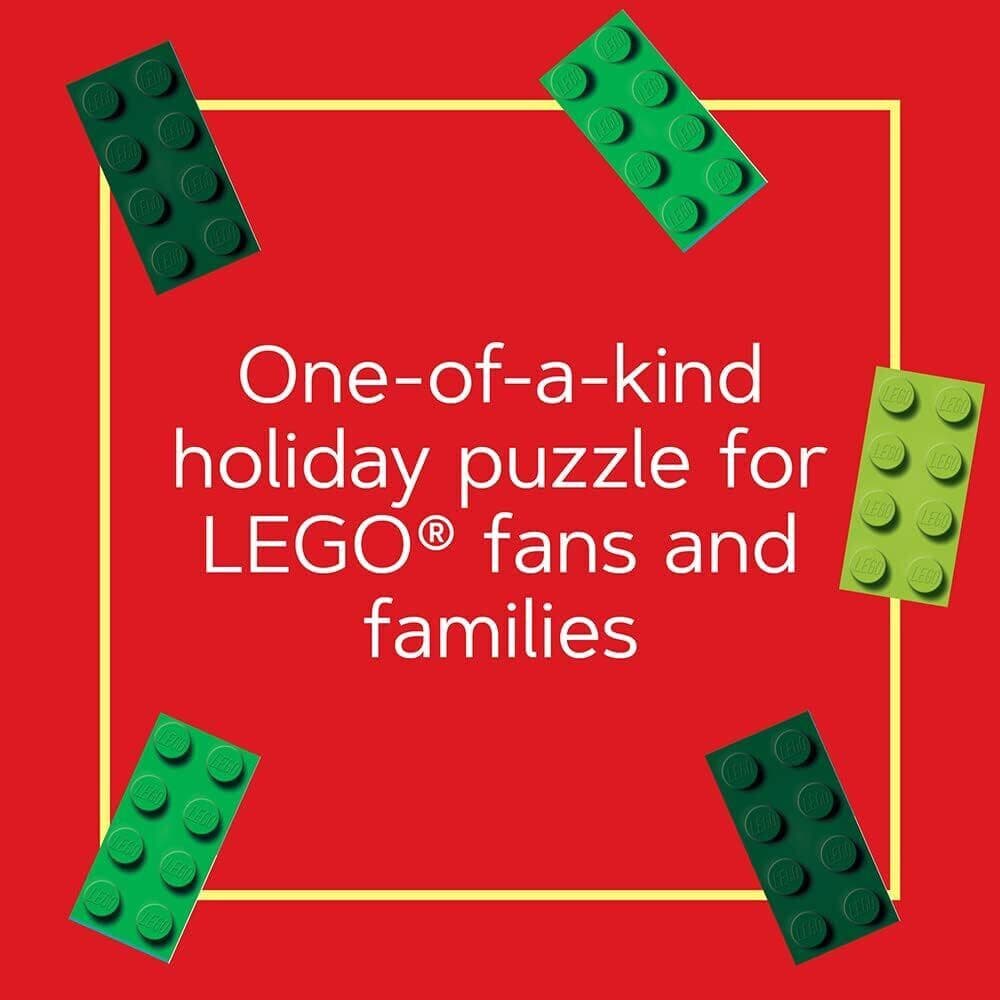 Lego Christmas Train Puzzle: Four Connecting 100-Piece Puzzles (Jigsaw) - Thumbnail 5