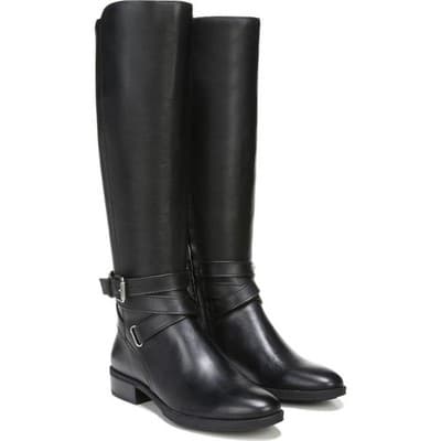 Sam Edelman Womens Pansy 2 Leather Knee-High Boots Black 8.5 Medium - Image 1