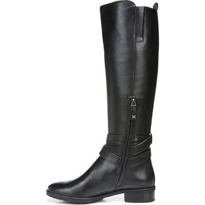 Sam Edelman Womens Pansy 2 Leather Knee-High Boots Black 8.5 Medium - Thumbnail 3
