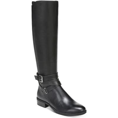 Sam Edelman Womens Pansy 2 Leather Knee-High Boots Black 8.5 Medium - Thumbnail 4