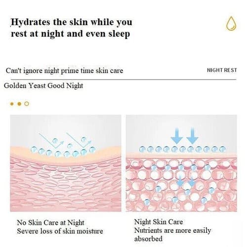Sleeping face Mask Film Anti-wrinkle Firming Pore Shrinking Blemish Clear Whiten - Thumbnail 4