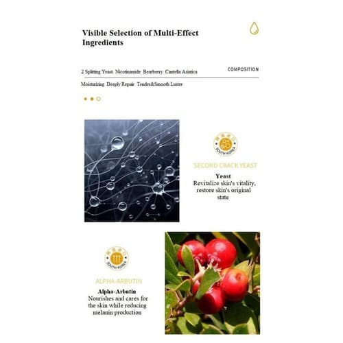 Sleeping face Mask Film Anti-wrinkle Firming Pore Shrinking Blemish Clear Whiten - Thumbnail 5