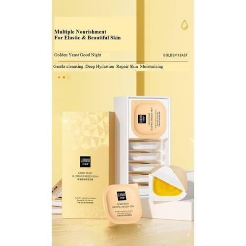 Sleeping face Mask Film Anti-wrinkle Firming Pore Shrinking Blemish Clear Whiten - Thumbnail 7