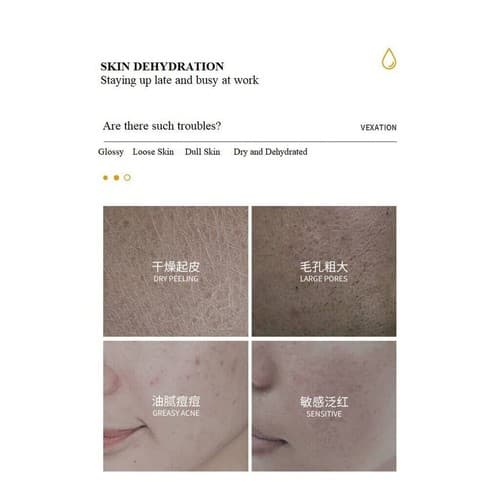 Sleeping face Mask Film Anti-wrinkle Firming Pore Shrinking Blemish Clear Whiten - Thumbnail 8