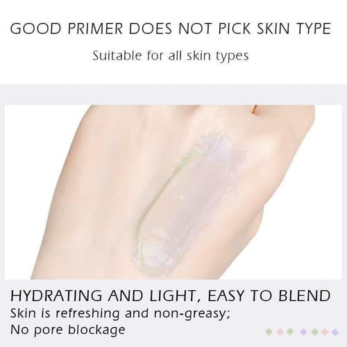 2 PK 3-Color Isolation Primer Foundation Base Cream, Oil Control, Smooth Skin - Thumbnail 3