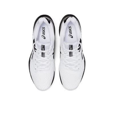 ASICS Men's Netburner Ballistic FlyteFoam 3 Volleyball Shoes, 13 US, White/Black - Thumbnail 5