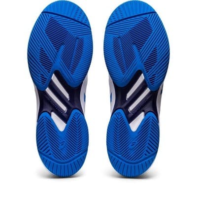 ASICS Men's Solution Swift FF White/Electric Blue Tennis Shoes Size 11.5 M - Thumbnail 7