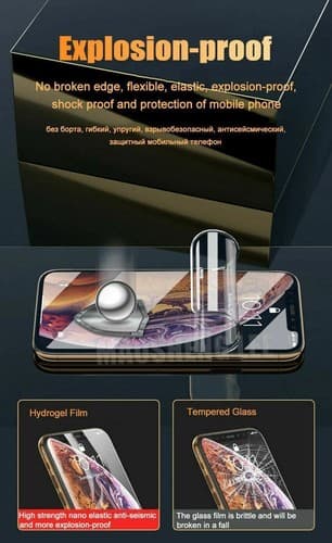 2 Pack HYDROGEL Screen Protector Premium Quality for Samsung Galaxy Note 9 - Thumbnail 3