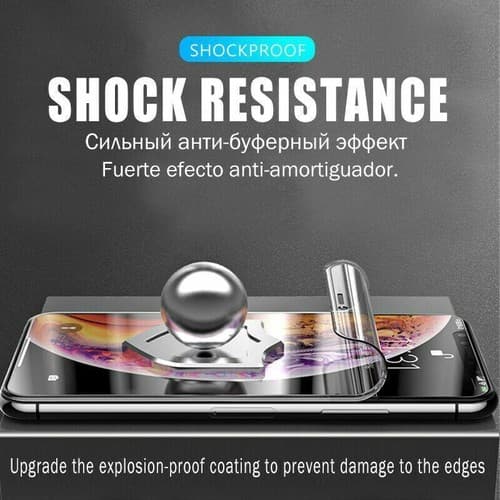 2-pack 9D TPU Hydrogel Screen Protector Samsung S22 Ultra S10 S9 S8 Plus Note 20 - Thumbnail 5