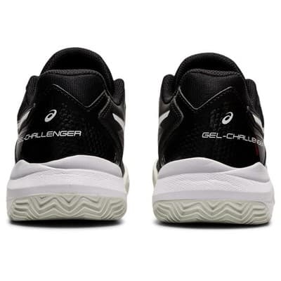 Mens Asics GEL-CHALLENGER 13 Running Shoes Black/White Size US 9.5 B - Thumbnail 5