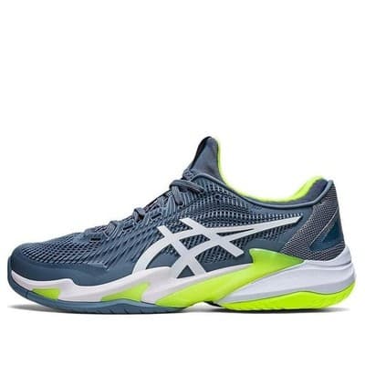 Asics Court FF 3 Comfort shock absorption Men Shoes Steel Blue/White - Size 13 - Thumbnail 3