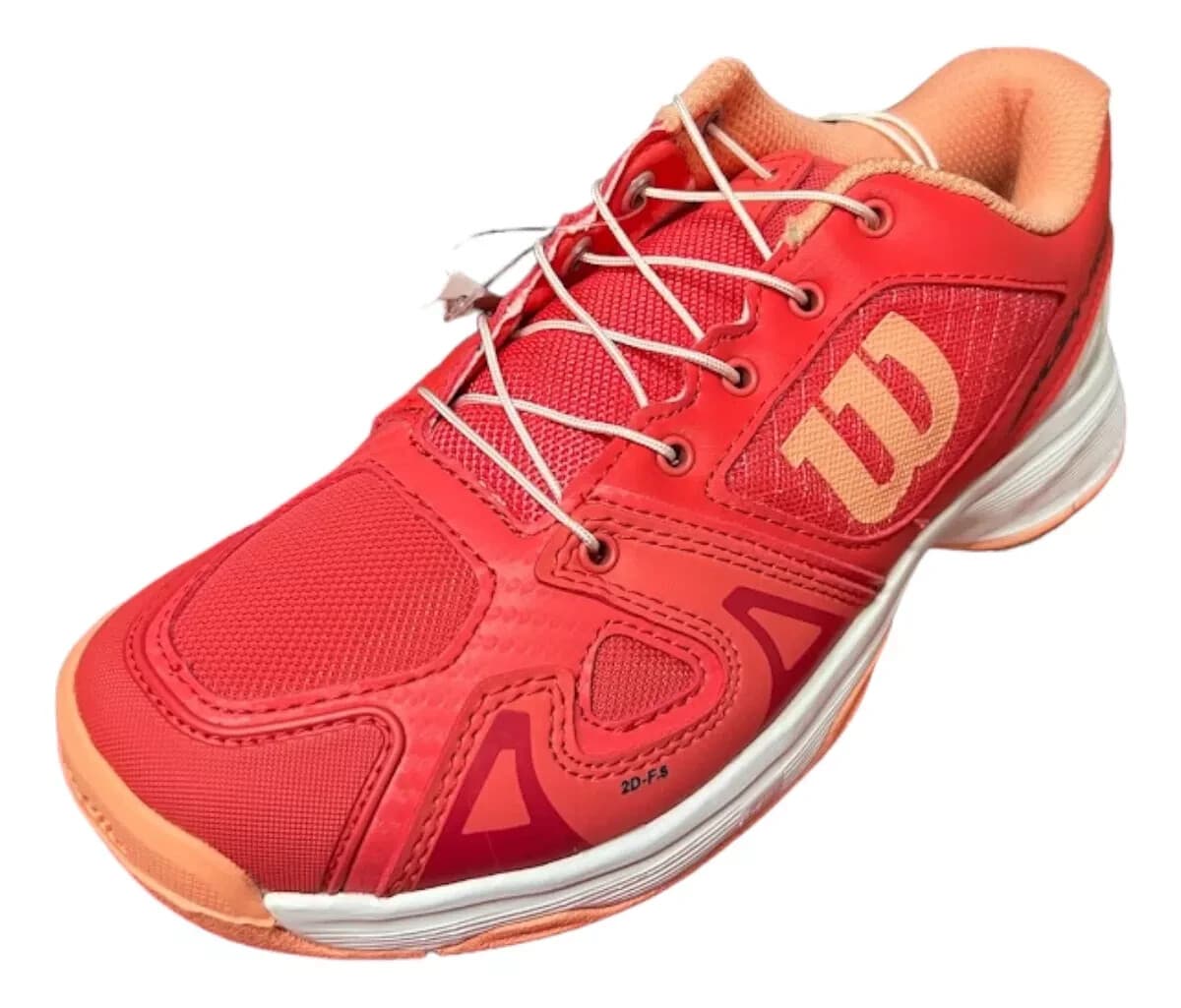 Wilson Rush Pro JR QL Tennis Cayenne/WHT/PAPAYA US size 5 Junior - Thumbnail 5