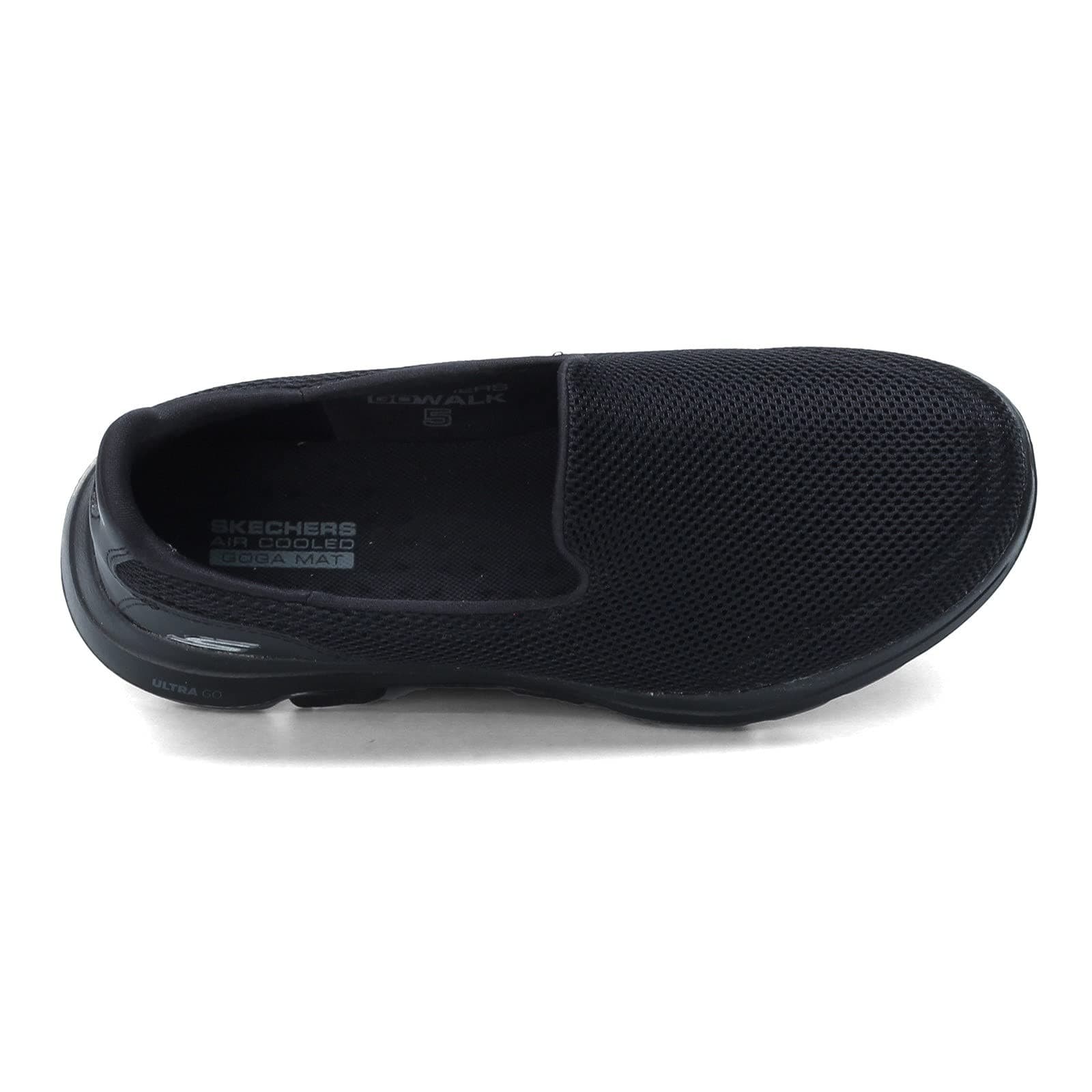 Skechers Go Walk 5 Women's Slip On Shoes, Black & White Size 7 - Thumbnail 8