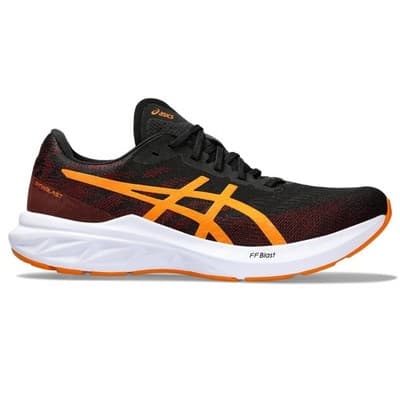 ASICS Men's DYNABLAST 3 Running Shoes, 14 M, Black/Bright Orange - Thumbnail 2