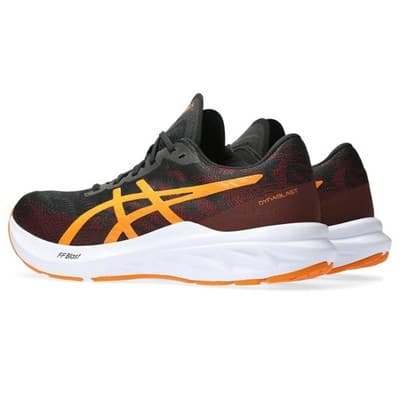 ASICS Men's DYNABLAST 3 Running Shoes, 14 M, Black/Bright Orange - Thumbnail 4