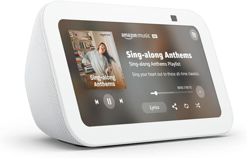Amazon Echo Show 5 3rd Gen Alexa 5.5" Display 2x the bass and clearer White - Image 1