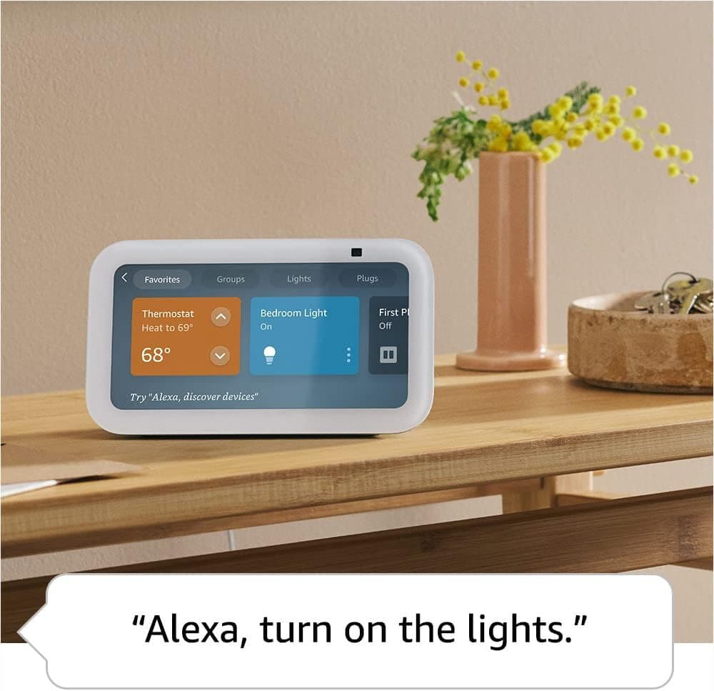Amazon Echo Show 5 3rd Gen Alexa 5.5" Display 2x the bass and clearer White - Thumbnail 5