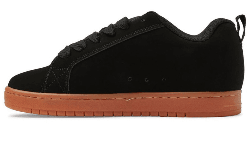 DC Shoes Men's Court Graffik Skate Shoe Black/Dark Chocolate - 300529-Size 8 M - Thumbnail 3