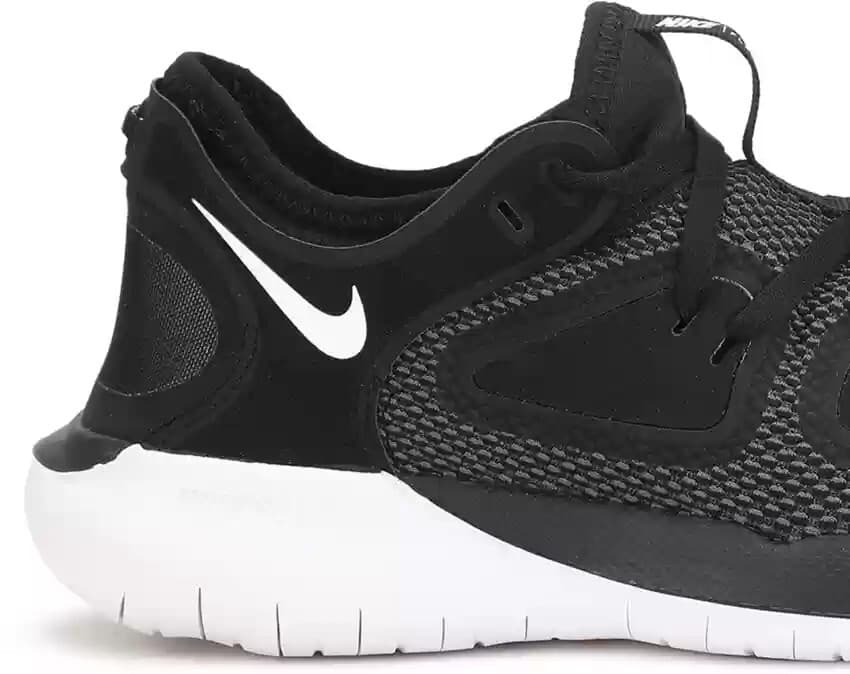 Nike Men's Flex 2019 RN Running Shoe Black/White/Anthracite Size 8.5 US - Thumbnail 6