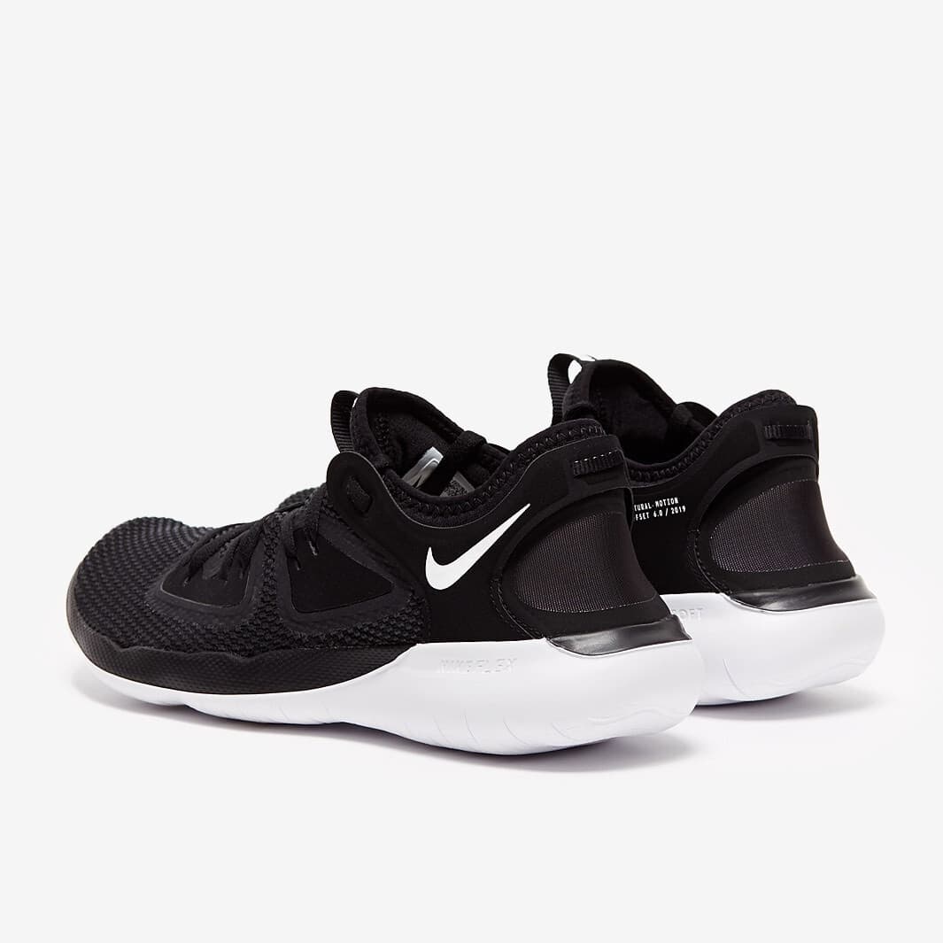 Nike Men's Flex 2019 RN Running Shoe Black/White/Anthracite Size 8.5 US - Thumbnail 4