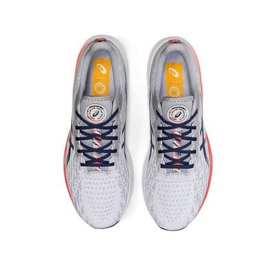 Asics Dynablast 2 Shoes Men's Gray Blue Low Top Athletic Running Sneakers 12.5 - Thumbnail 6