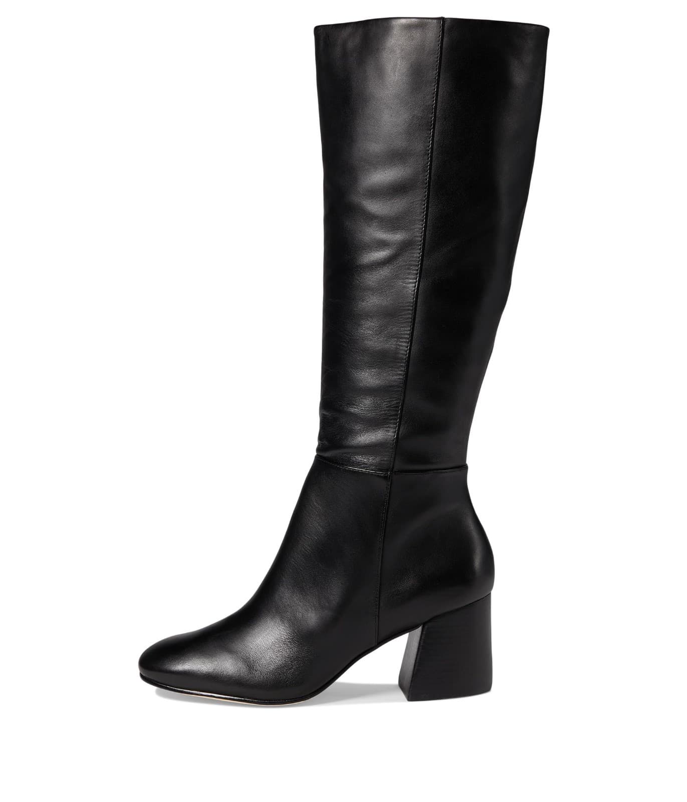 Bernardo Norma Women's Boot Black Leather Antique Calf 8 M - Thumbnail 8