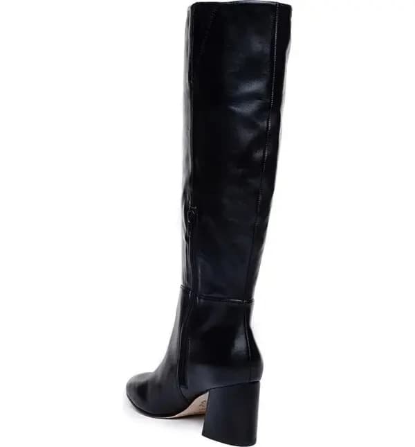 Bernardo Norma Women's Boot Black Leather Antique Calf 8 M - Thumbnail 6