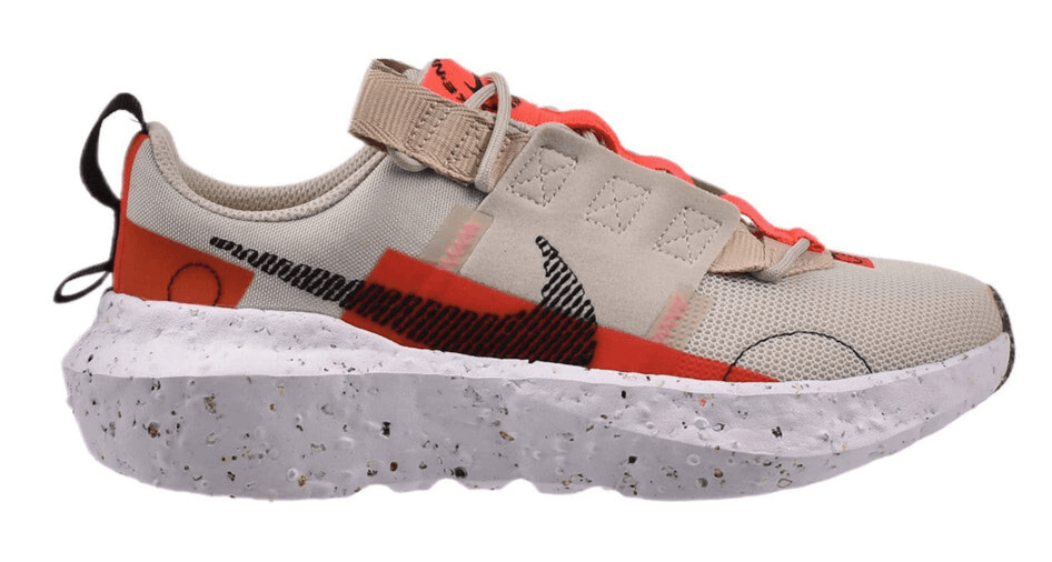Nike Women's Crater Impact Light Bone Black /Bright Crimson Running Shoe US 8 - Thumbnail 2
