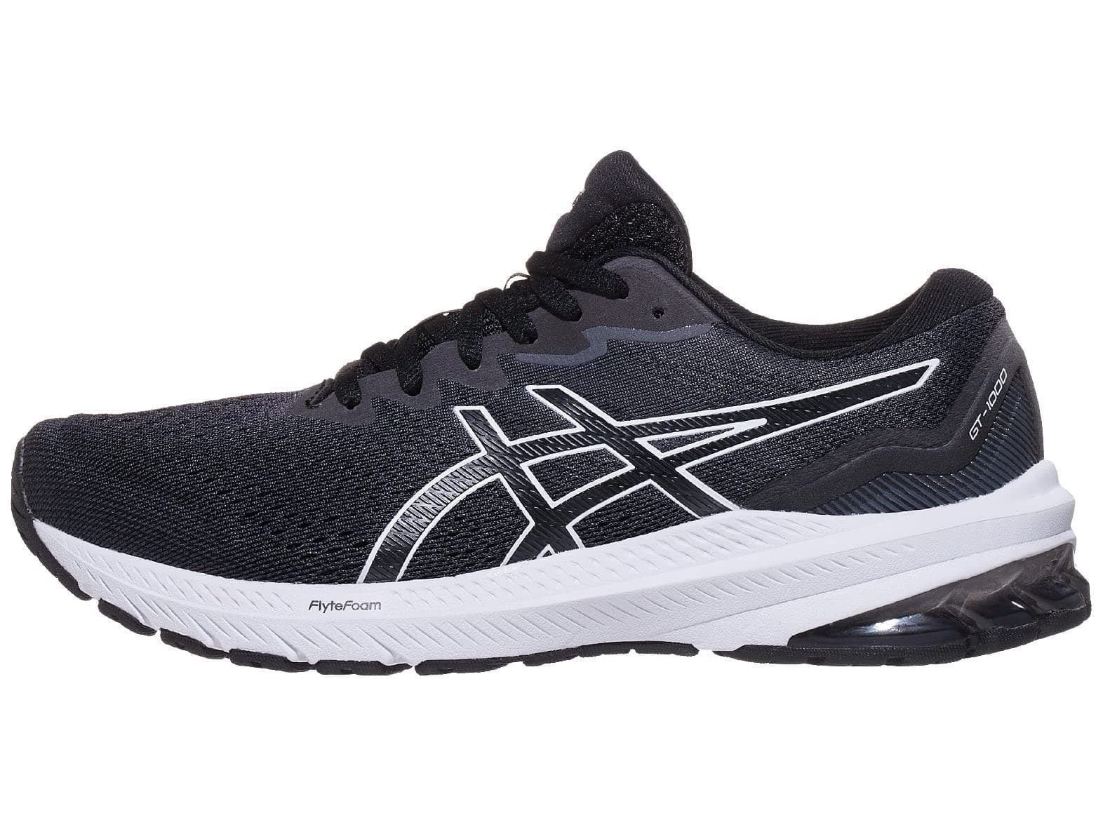 ASICS Women's GT-2000 10 Running Shoes, Black/White Size 5.5 M - Thumbnail 3