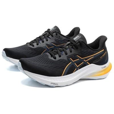 ASICS Men's GT-2000 12 Running Shoes Black / Fellow Yellow 11.5 M - Image 1