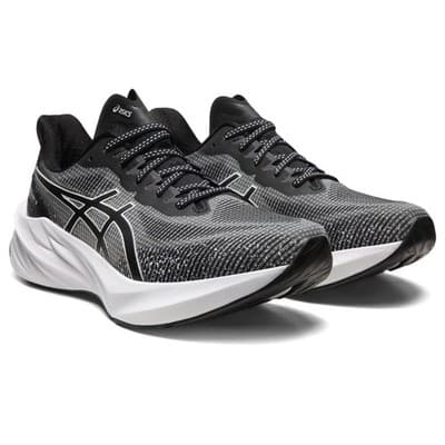 ASICS NOVABLAST 3 LE Men's Running Shoes, 11.5 M, Black/White - Image 1