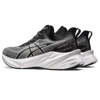 ASICS NOVABLAST 3 LE Men's Running Shoes, 11.5 M, Black/White - Thumbnail 3