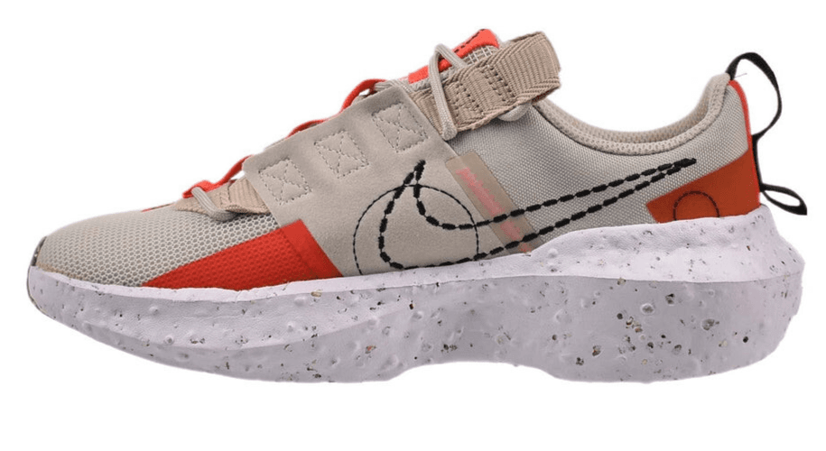 Nike Women's Crater Impact Light Bone Black /Bright Crimson Running Shoe US 8 - Thumbnail 3