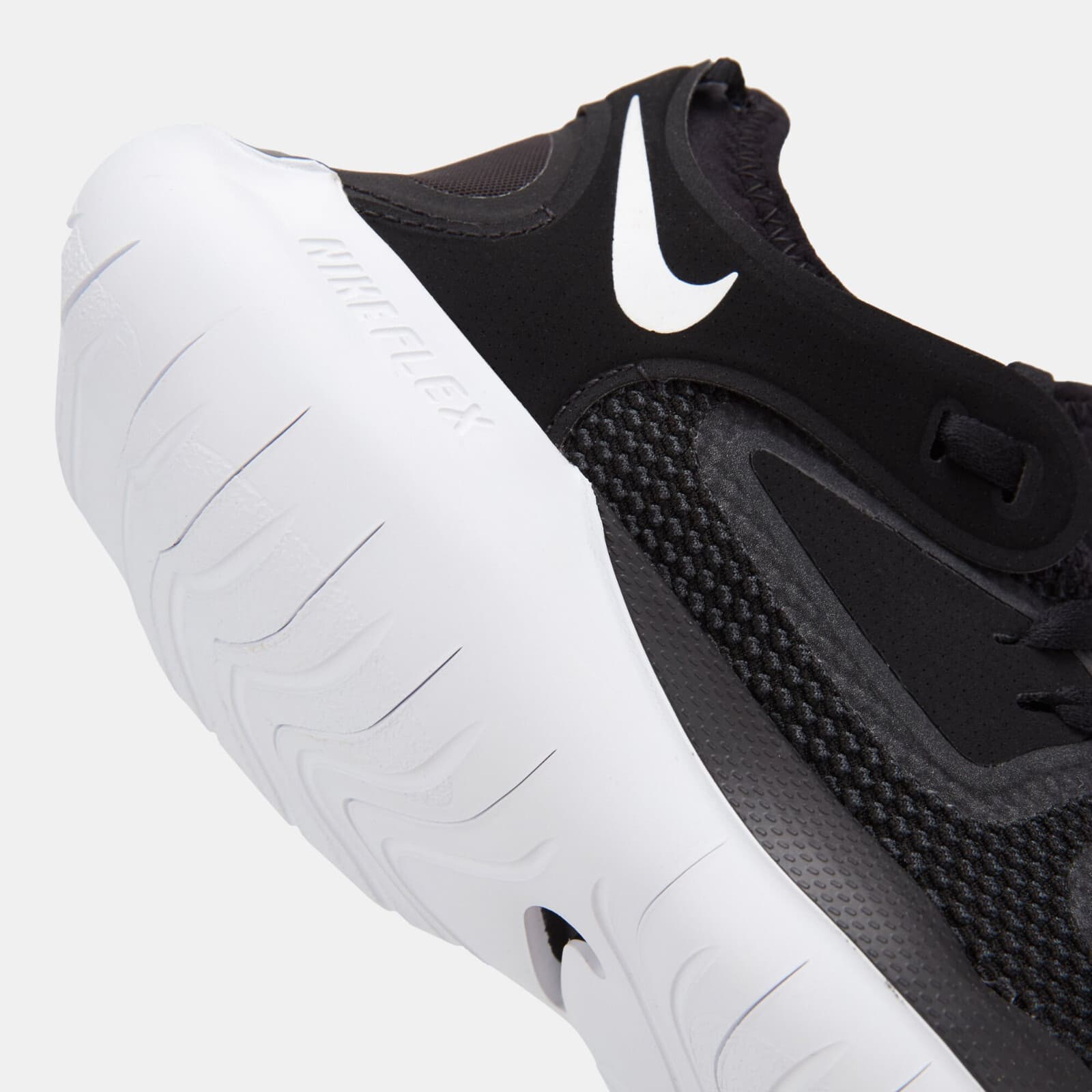 Nike Men's Flex 2019 RN Running Shoe Black/White/Anthracite Size 8.5 US - Thumbnail 5