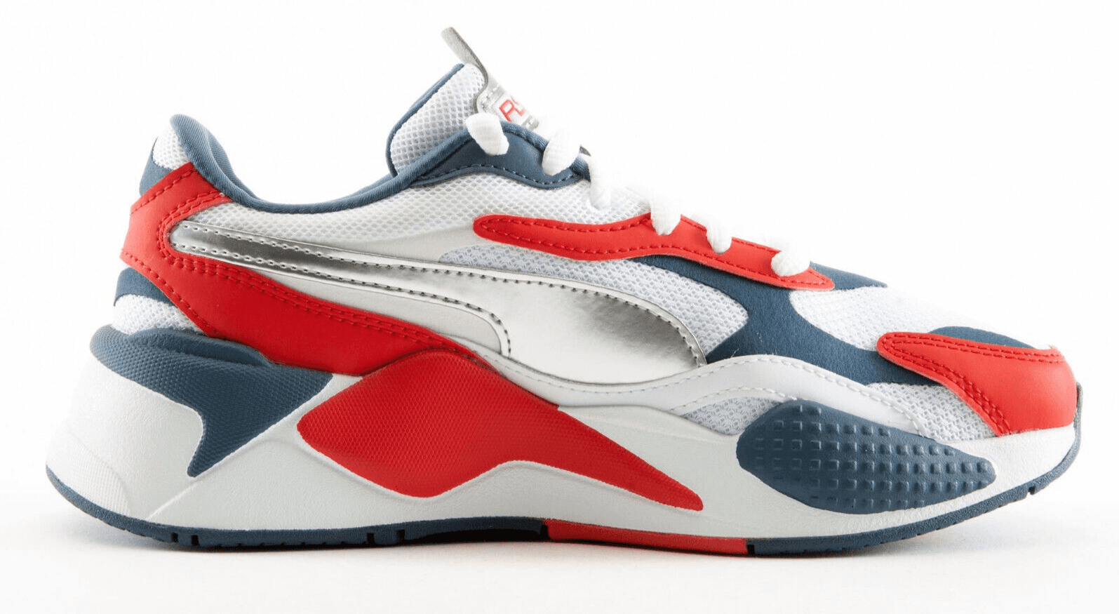 PUMA Mens RS-X3 RWB Sneakers Red White Blue 368718-01 Size 9 US - Thumbnail 2