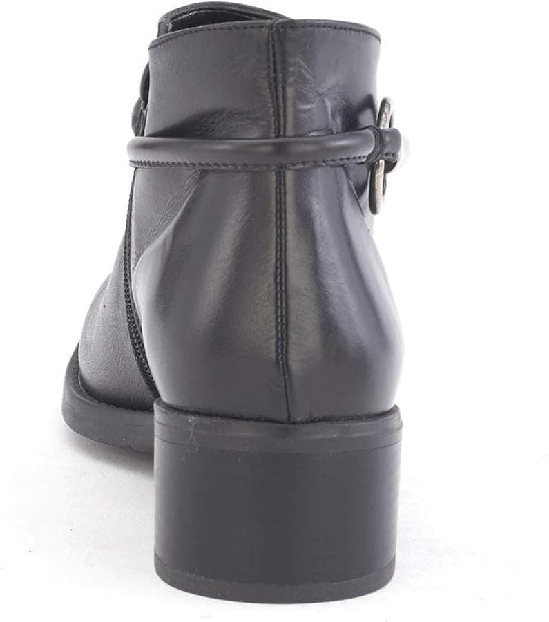 David Tate Miller Women's Ankle Booties Black Calf Skin Size 9M Italy - Thumbnail 4