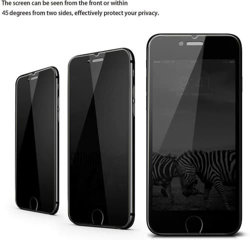 3-PK iPhone 13 12 11 Pro Max XR Privacy Anti-Spy Tempered GLASS Screen Protector - Thumbnail 7