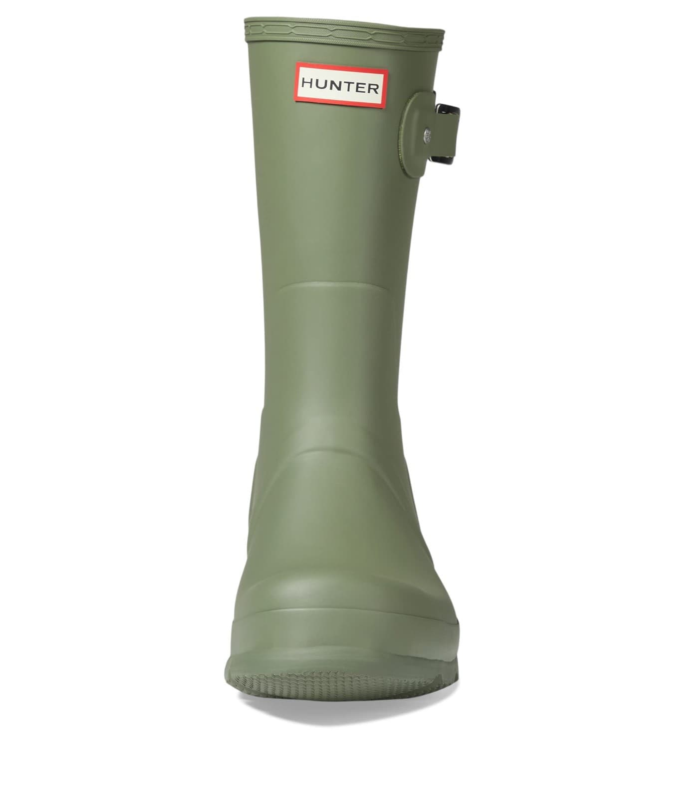 Hunter Original Short Waterproof Rain Boot Logo Backstrap Lichen Green Men's 9 M - Thumbnail 4