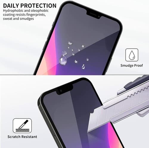 3-PK iPhone 13 12 11 Pro Max XR Privacy Anti-Spy Tempered GLASS Screen Protector - Thumbnail 8