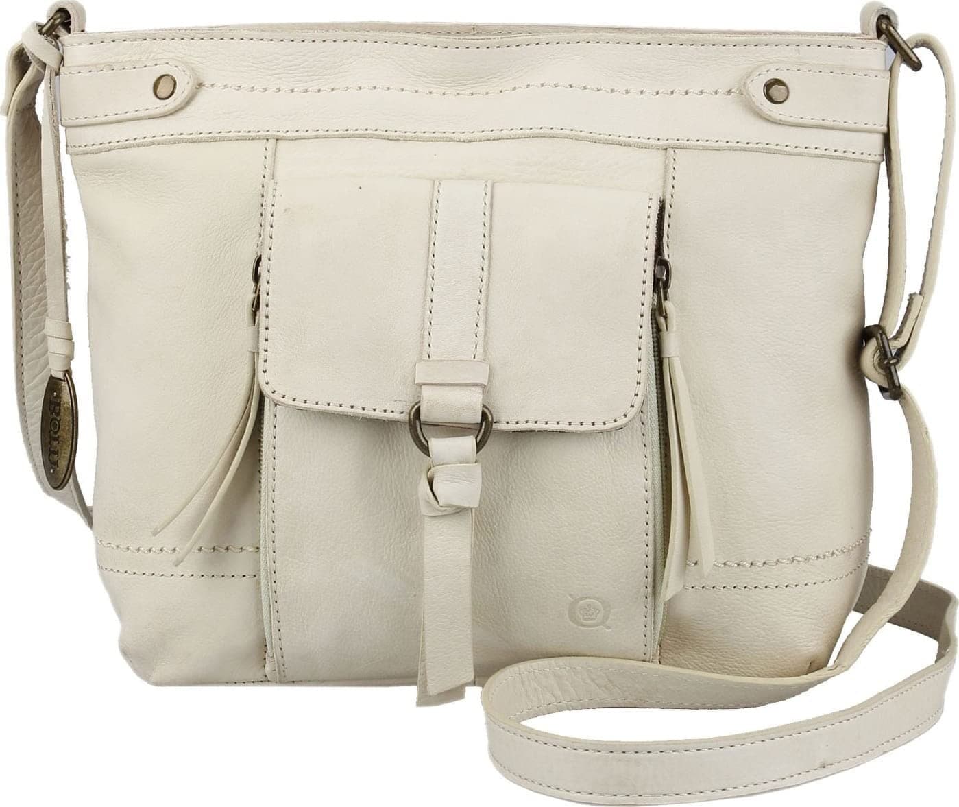 BORN Farrell Organizer Crossbody Bone One Size 9x4x9 in - Image 1