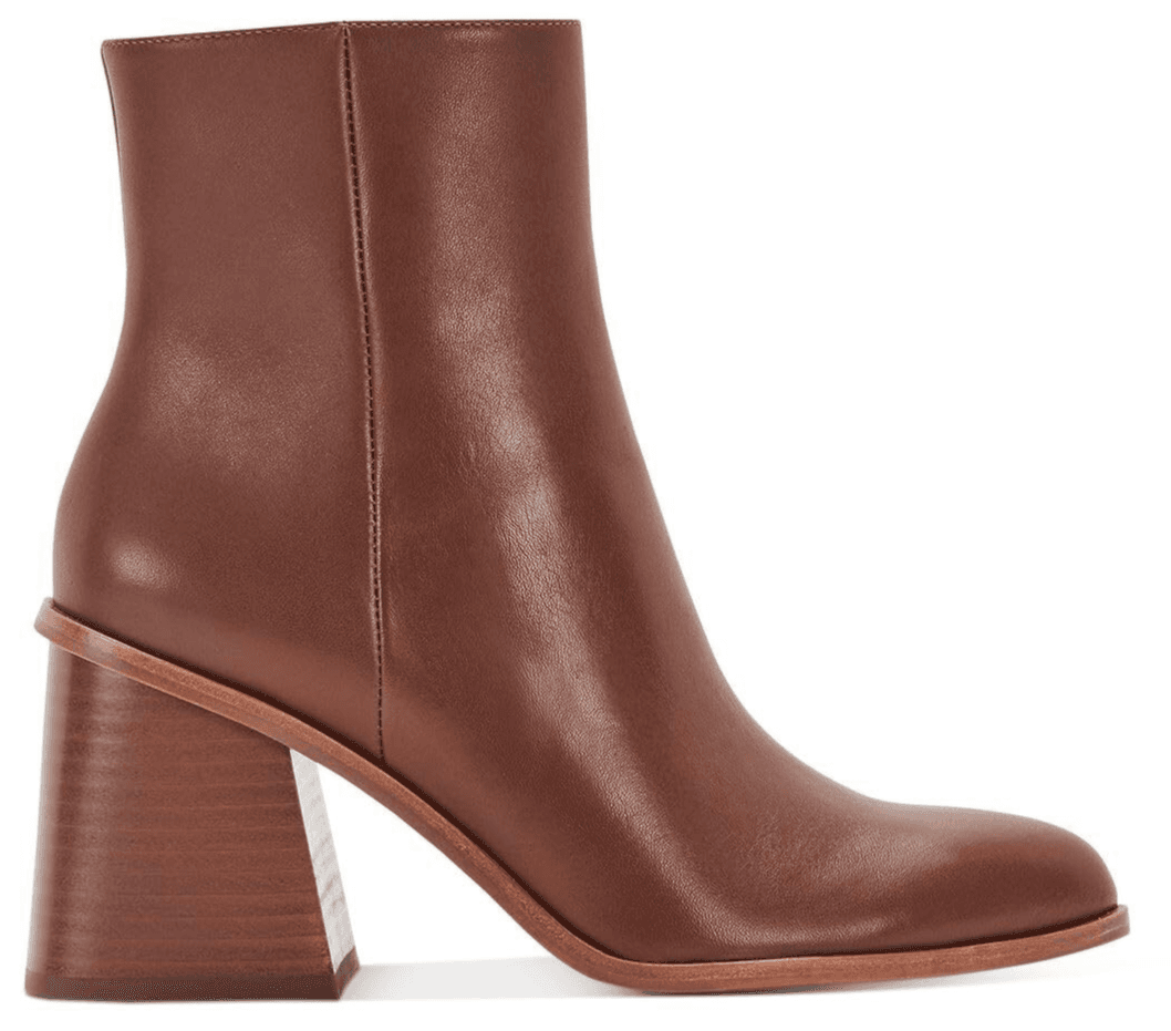 Dolce Vita Terrie Chocolate Leather Women's Boot 8 M - Image 1